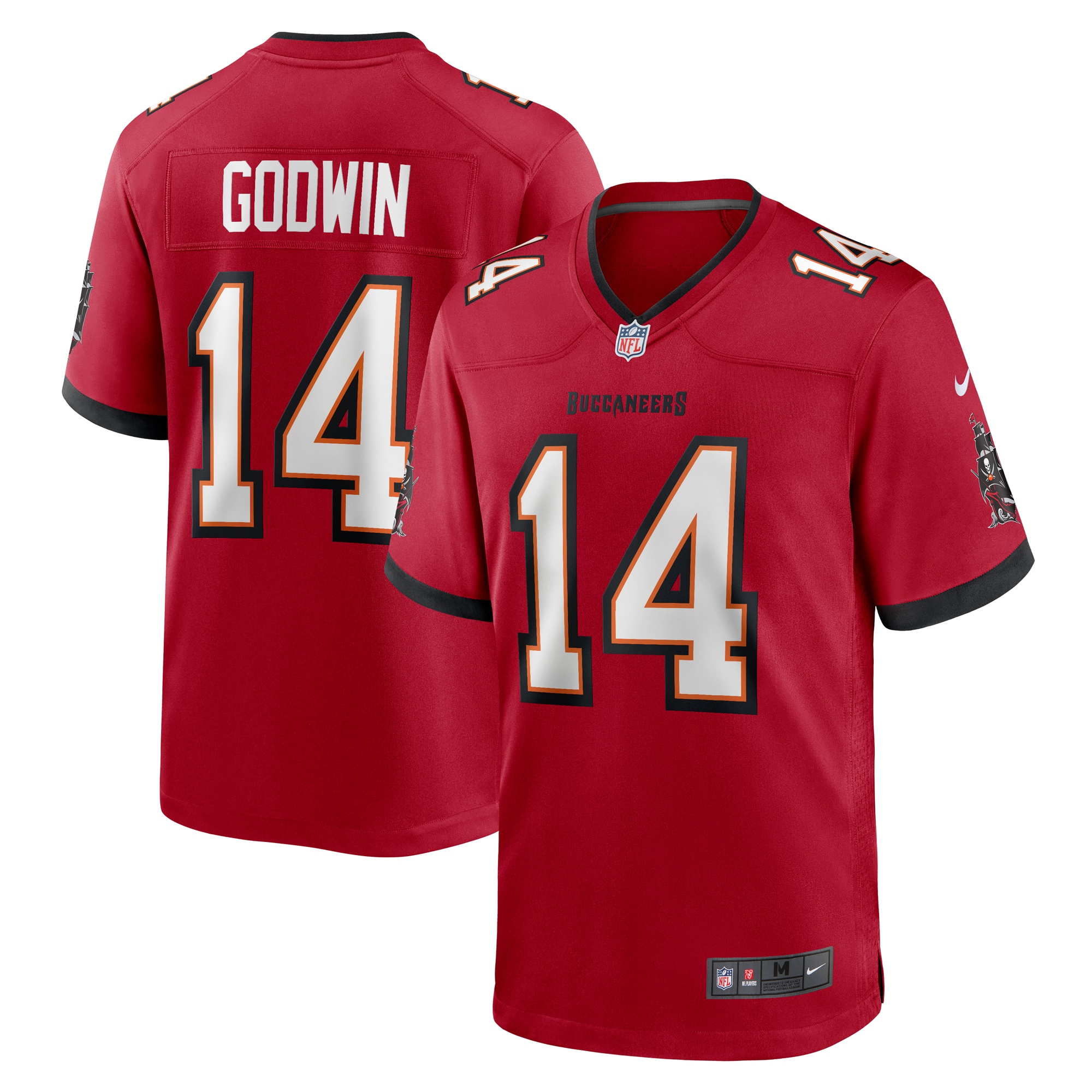 Men's Tampa Bay Buccaneers Chris Godwin Red Game Jersey JS1961 nicesnker