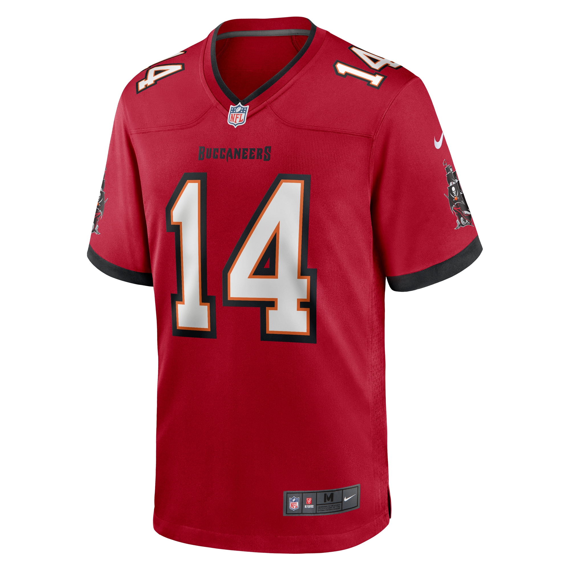 Alternative view of Men's Tampa Bay Buccaneers Chris Godwin Red Game Jersey JS1961 nicesnker