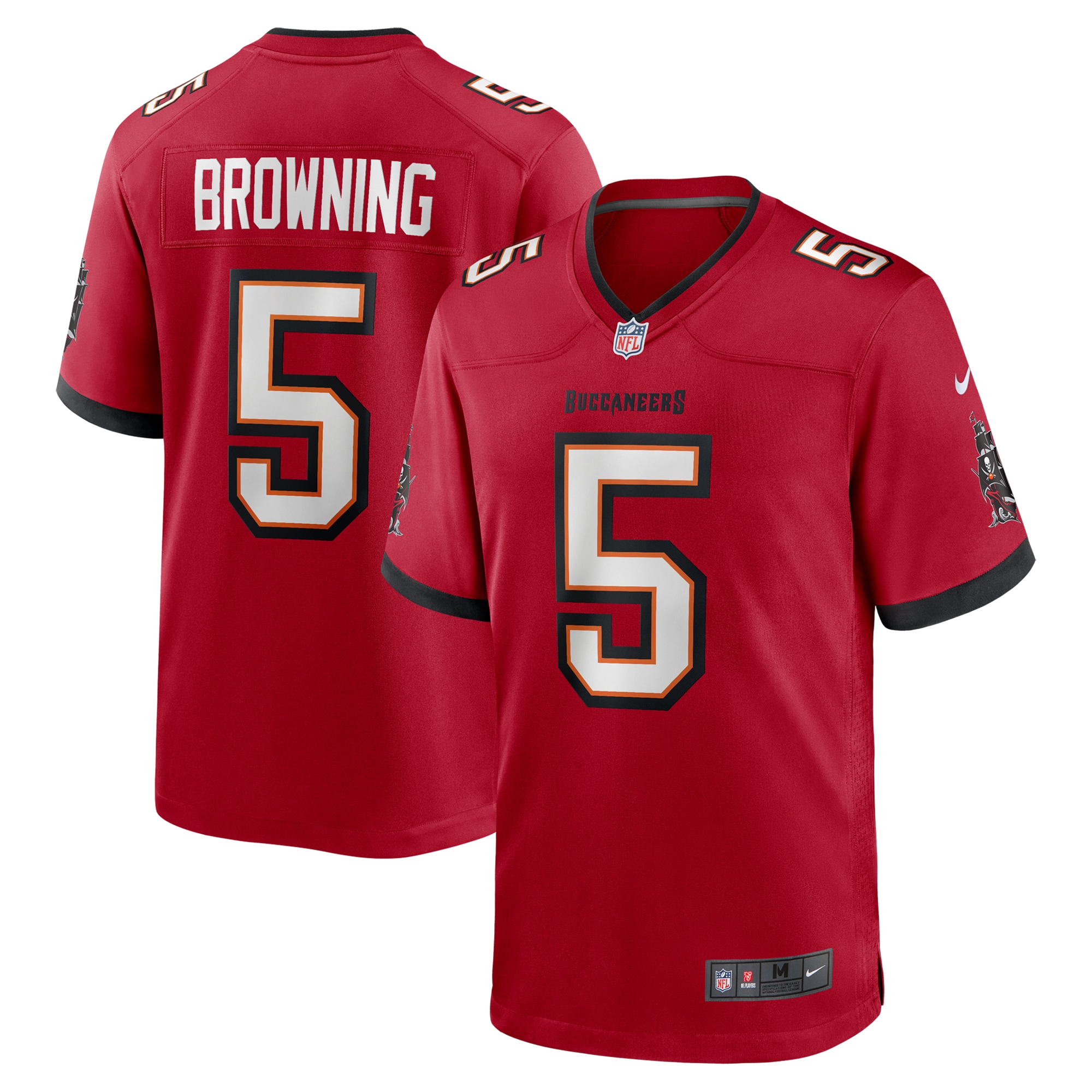 Men's Tampa Bay Buccaneers Jack Browning Red Game Jersey JS7801 nicesnker
