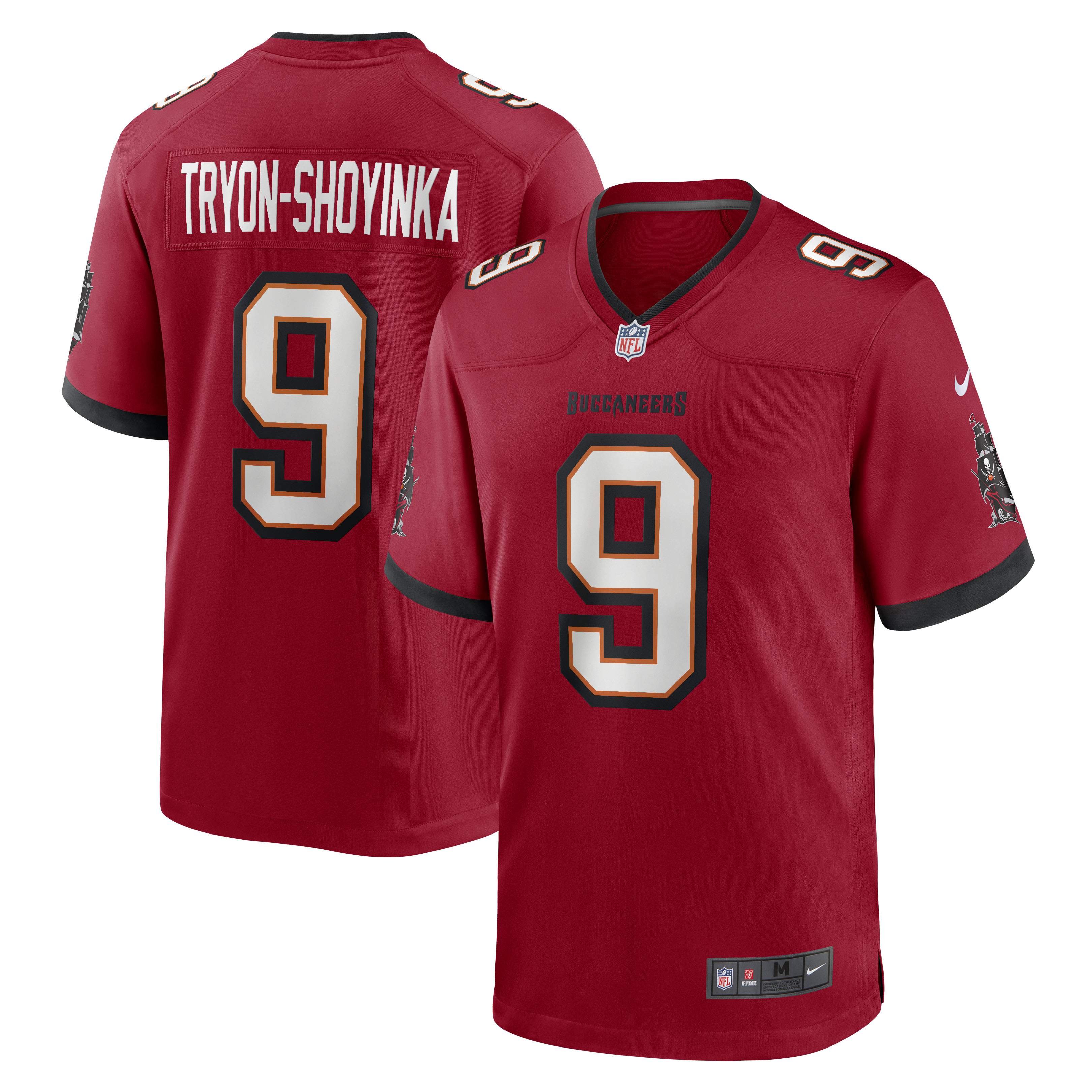 Men's Tampa Bay Buccaneers Joe Tryon-Shoyinka Red Game Jersey JS4618 nicesnker