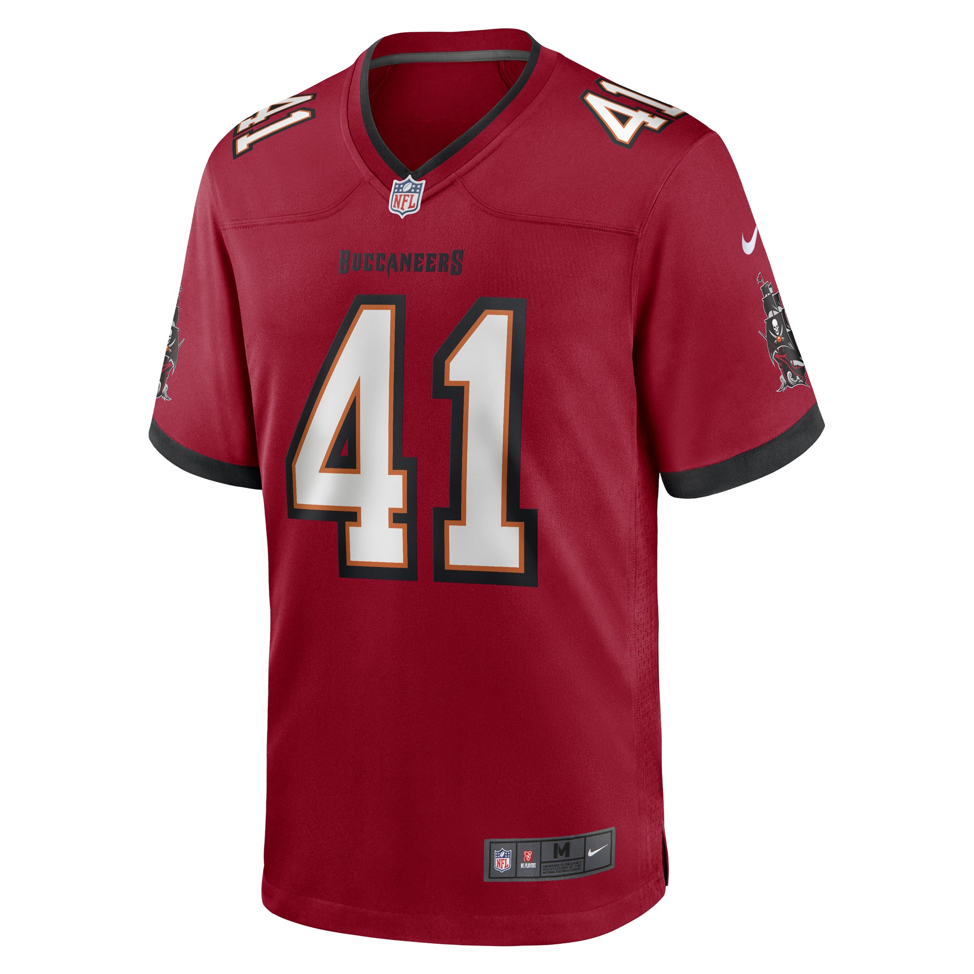 Alternative view of Men's Tampa Bay Buccaneers Ko Kieft Red Game Player Jersey JS8188 nicesnker