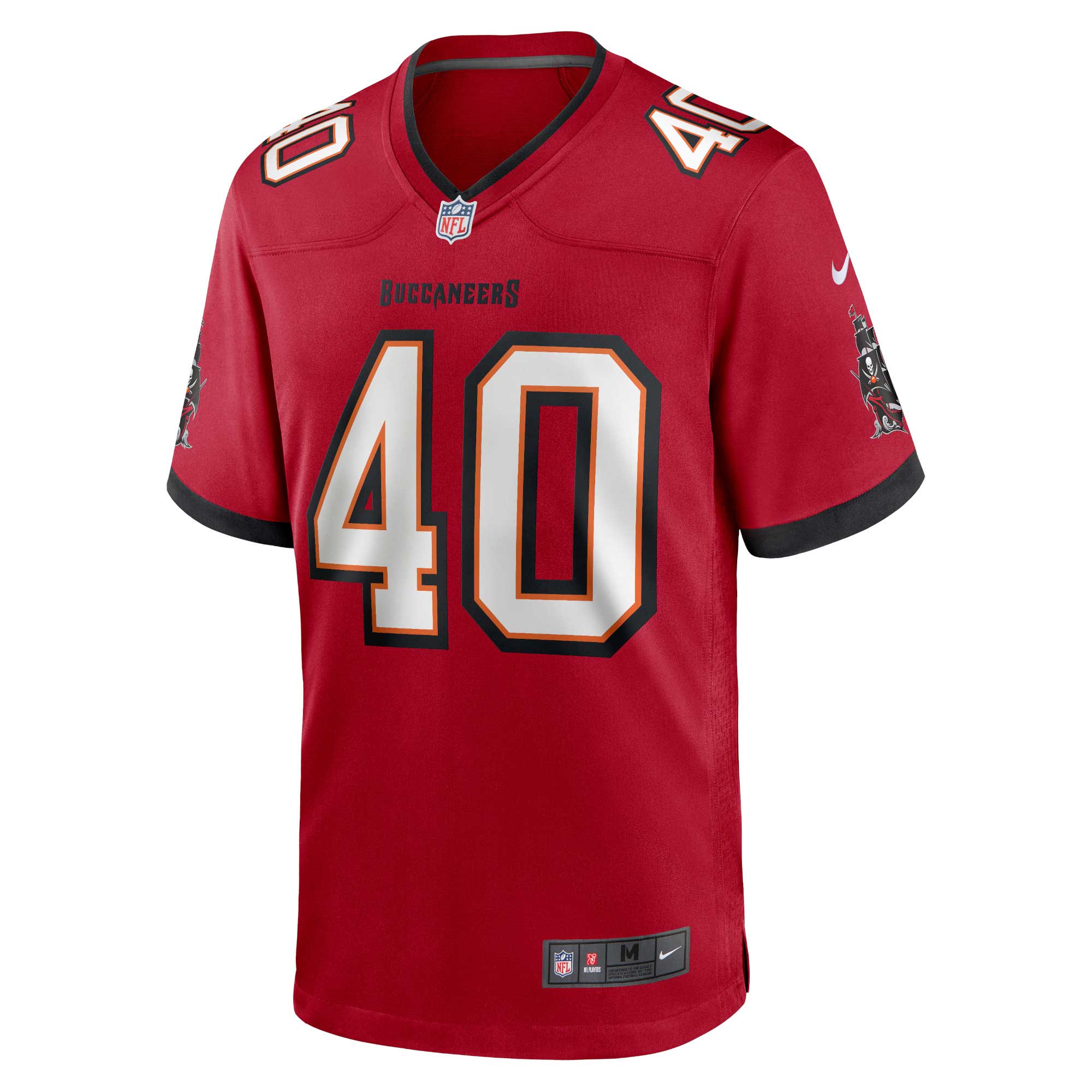 Alternative view of Men's Tampa Bay Buccaneers Mike Alstott Red Retired Player Game Jersey JS3416 nicesnker