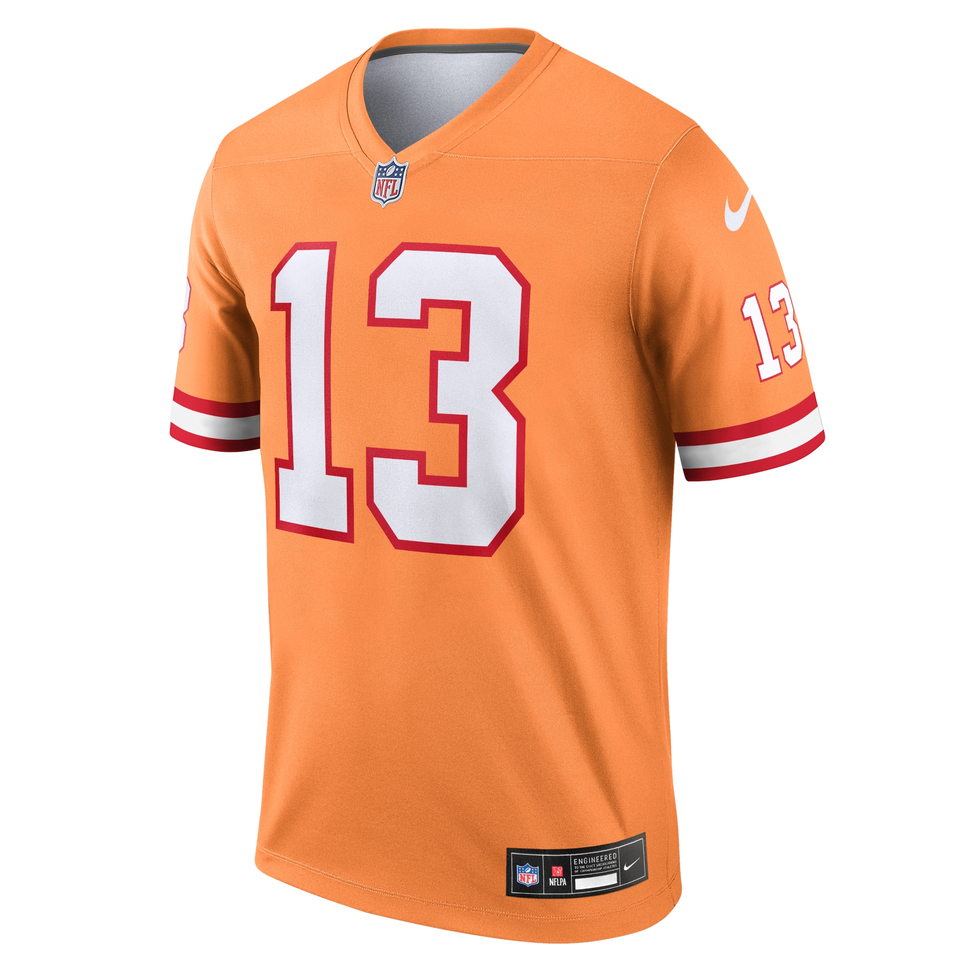 Alternative view of Men's Tampa Bay Buccaneers Mike Evans Orange Alternate Legend Player Performance Top JS3703 nicesnker