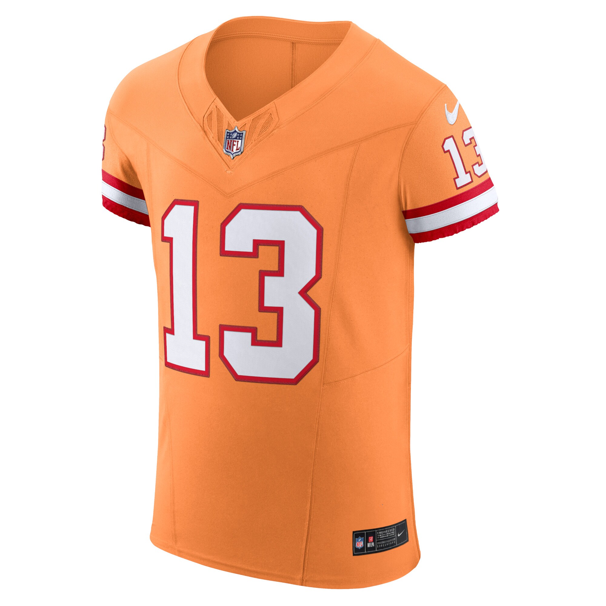 Alternative view of Men's Tampa Bay Buccaneers Mike Evans Orange Alternate Vapor F.U.S.E. Elite Jersey JS9279 nicesnker