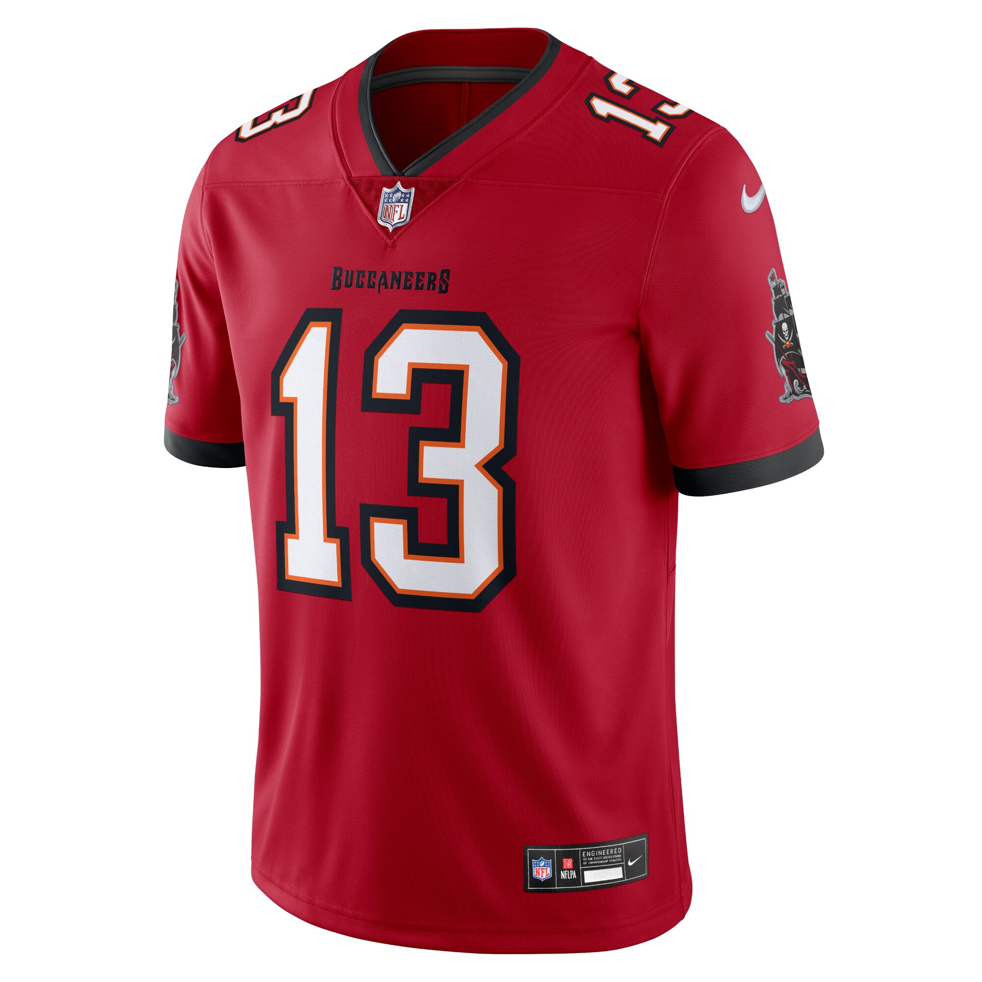 Alternative view of Men's Tampa Bay Buccaneers Mike Evans Red Vapor Untouchable Limited Jersey JS5495 nicesnker