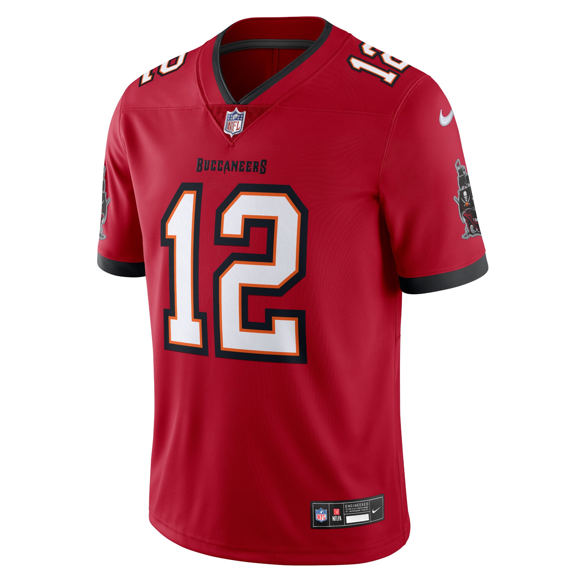 Alternative view of Men's Tampa Bay Buccaneers Tom Brady Red Vapor Untouchable Limited Jersey JS2721 nicesnker