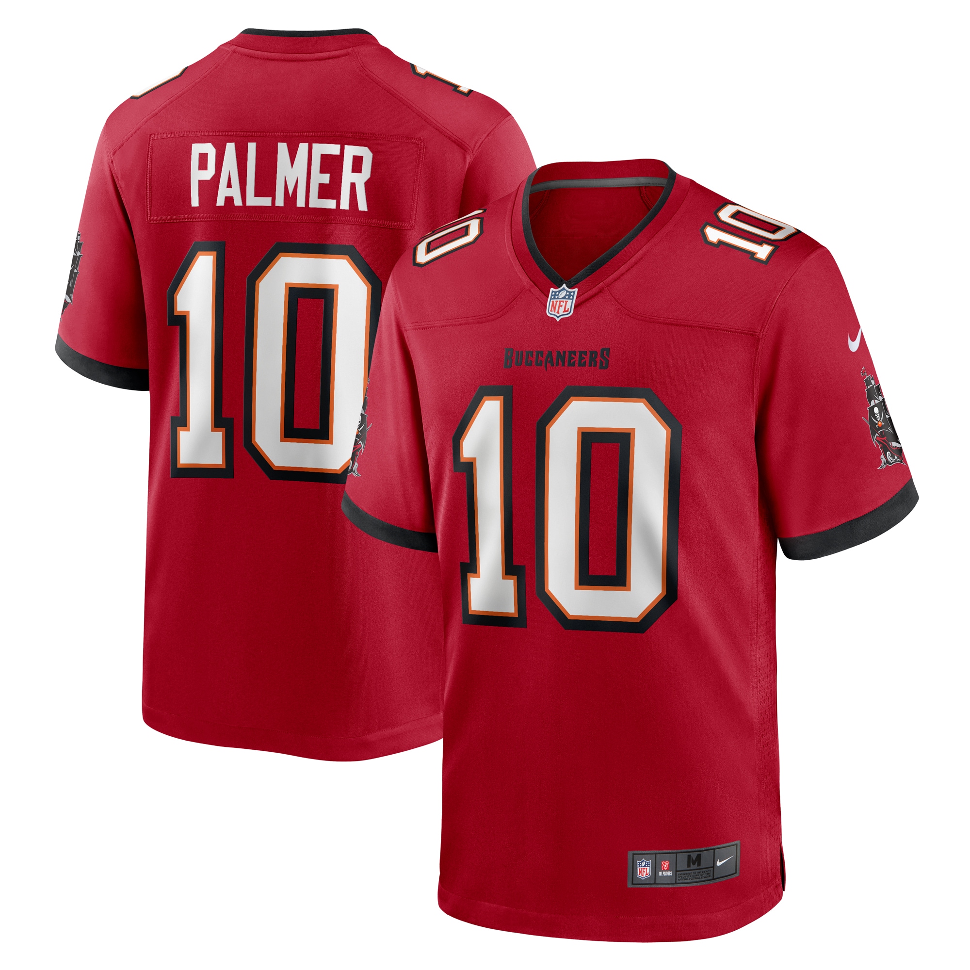 Men's Tampa Bay Buccaneers Trey Palmer Red Game Jersey JS4847 nicesnker