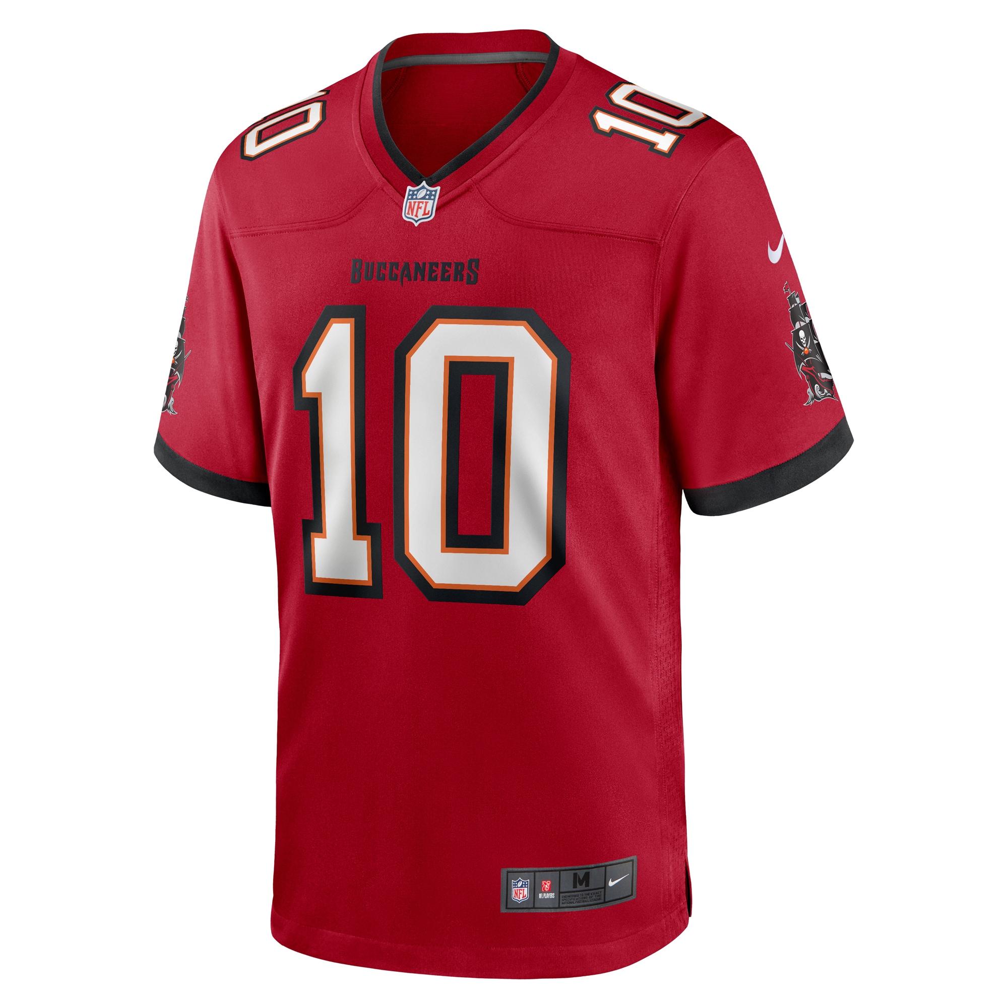 Alternative view of Men's Tampa Bay Buccaneers Trey Palmer Red Game Jersey JS4847 nicesnker