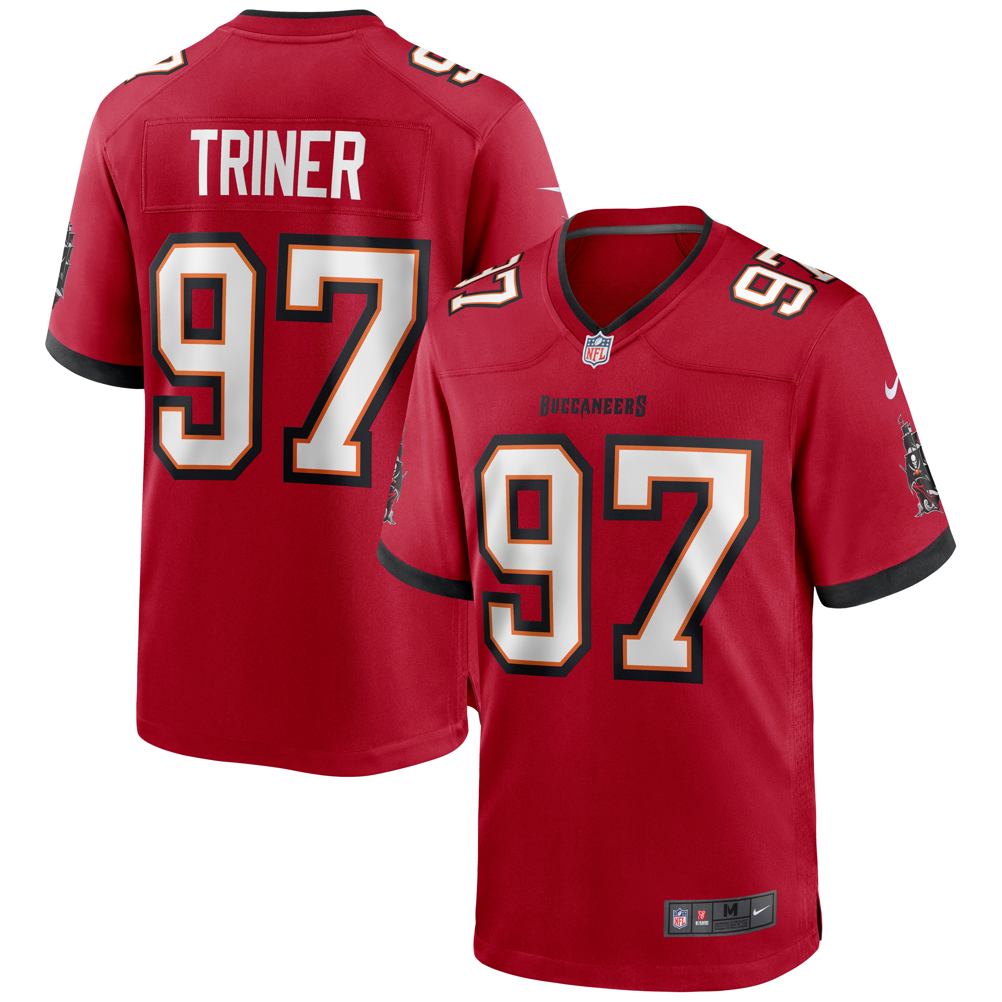 Men's Tampa Bay Buccaneers Zach Triner Red Game Jersey JS1227 nicesnker