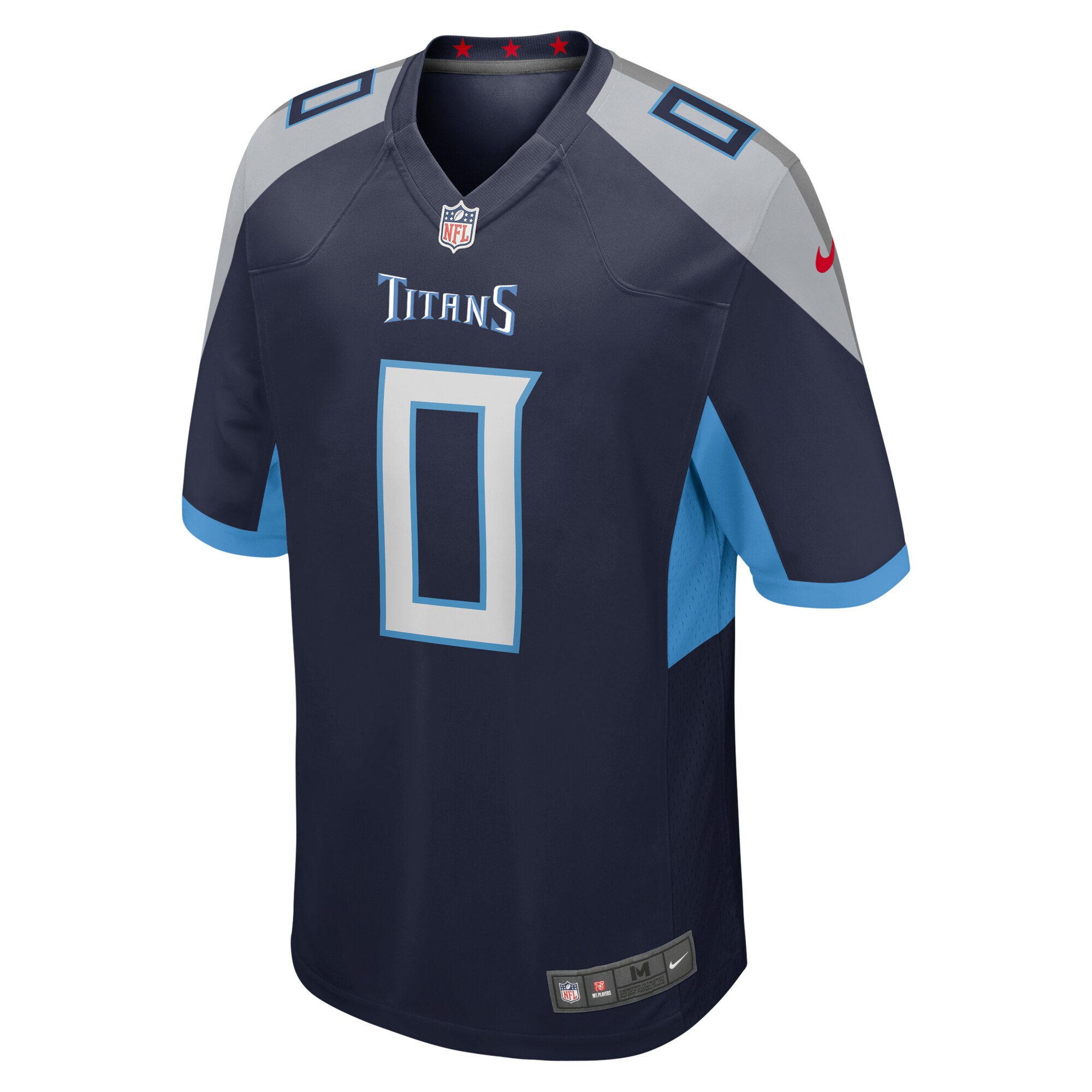 Alternative view of Men's Tennessee Titans Calvin Ridley Navy Game Player Jersey JS1680 nicesnker