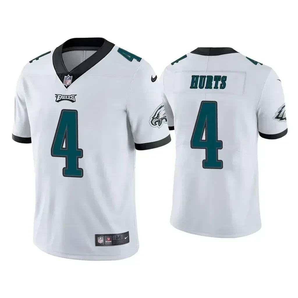 Alternative view of Men's Vapor Jalen Hurts Eagles White Jersey JS5267 nicesnker