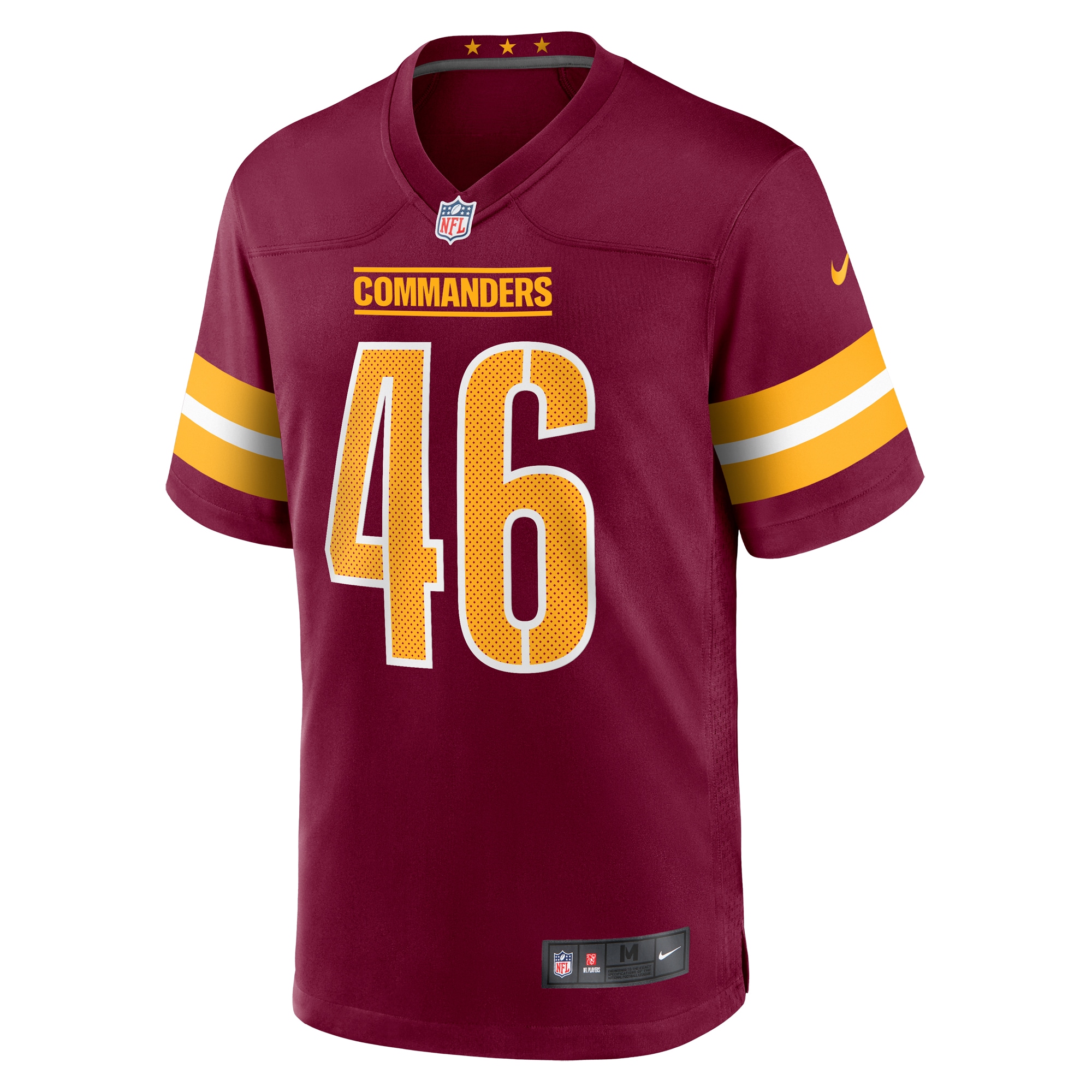 Alternative view of Men's Washington Commanders Brandon Bouyer-Randle Burgundy Game Jersey JS7147 nicesnker