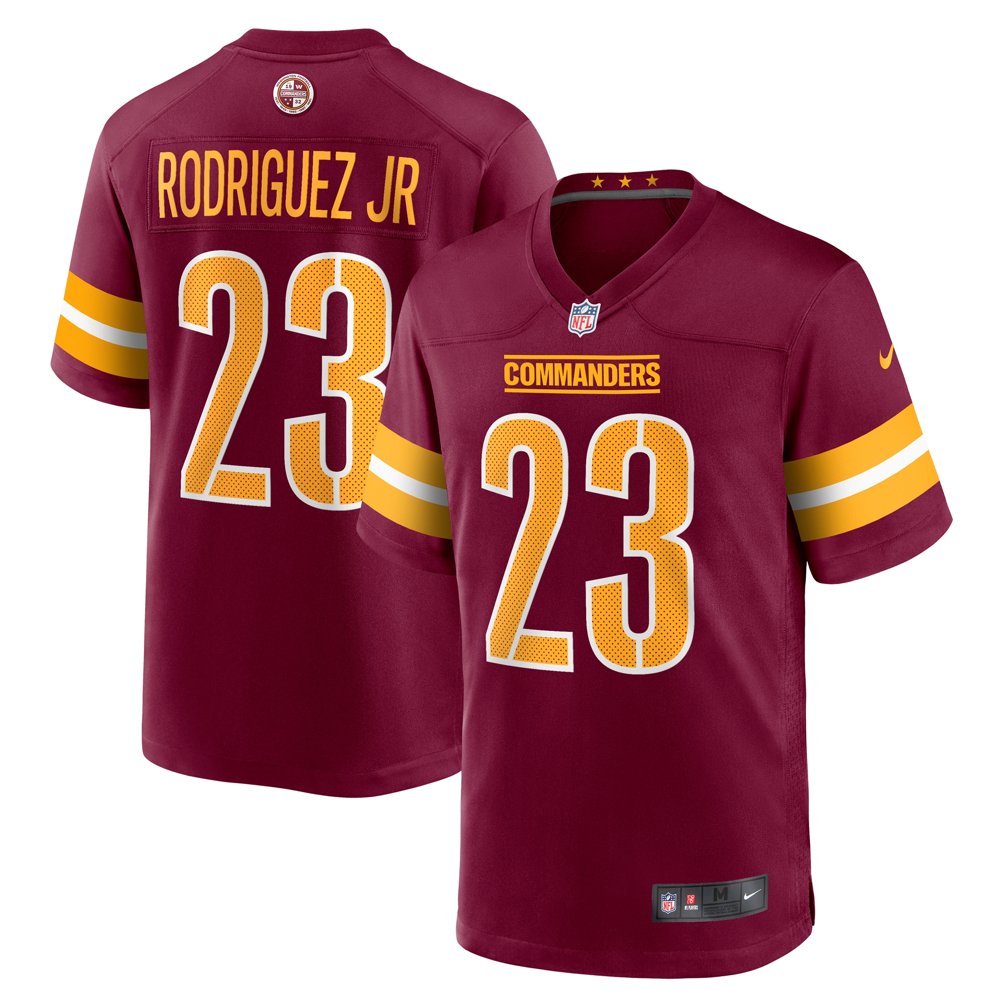 Men's Washington Commanders Chris Rodriguez Jr. Burgundy Team Game Jersey JS3972 nicesnker