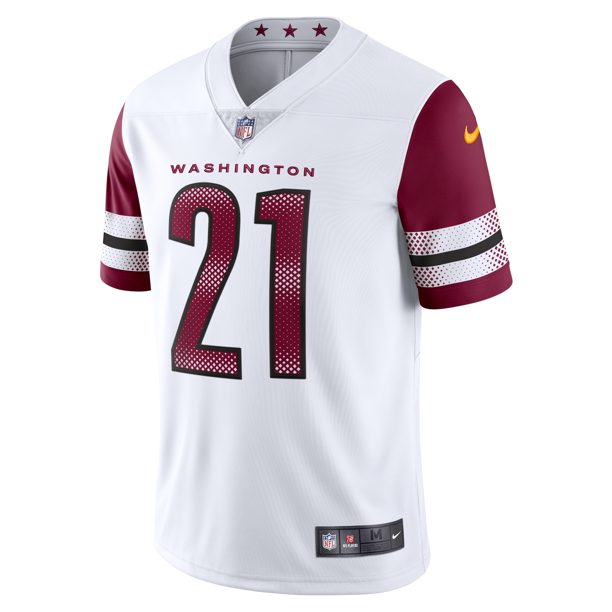 Alternative view of Men's Washington Commanders Sean Taylor White 2022 Retired Player Limited Jersey JS4106 nicesnker