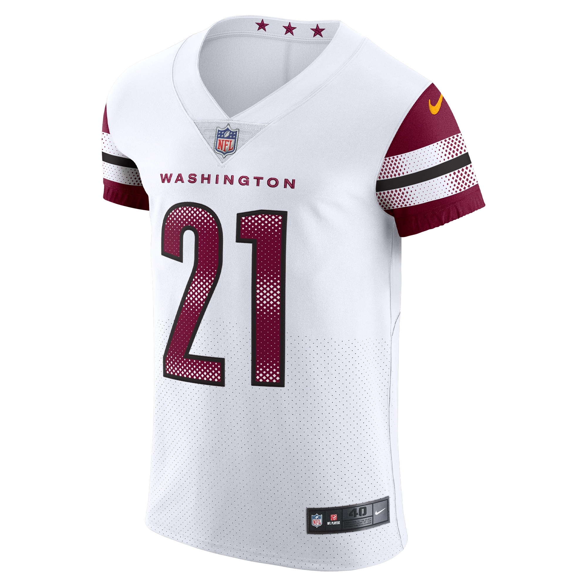 Alternative view of Men's Washington Commanders Sean Taylor White Vapor Elite Retired Player Jersey JS4109 nicesnker