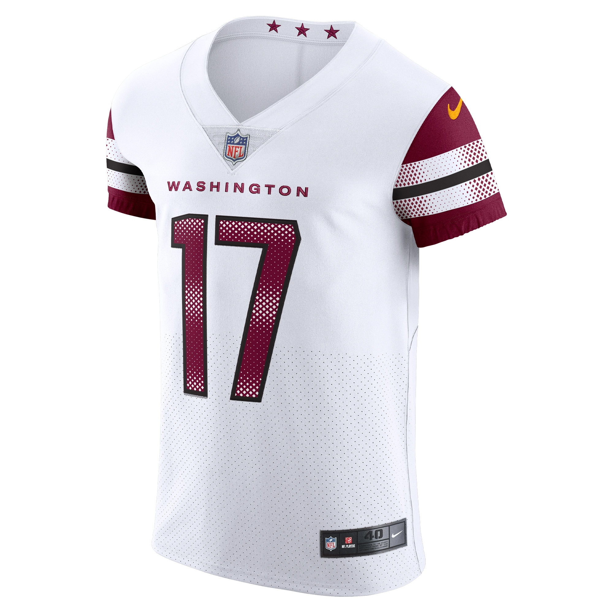 Alternative view of Men's Washington Commanders Terry McLaurin White Vapor Elite Jersey JS2482 nicesnker