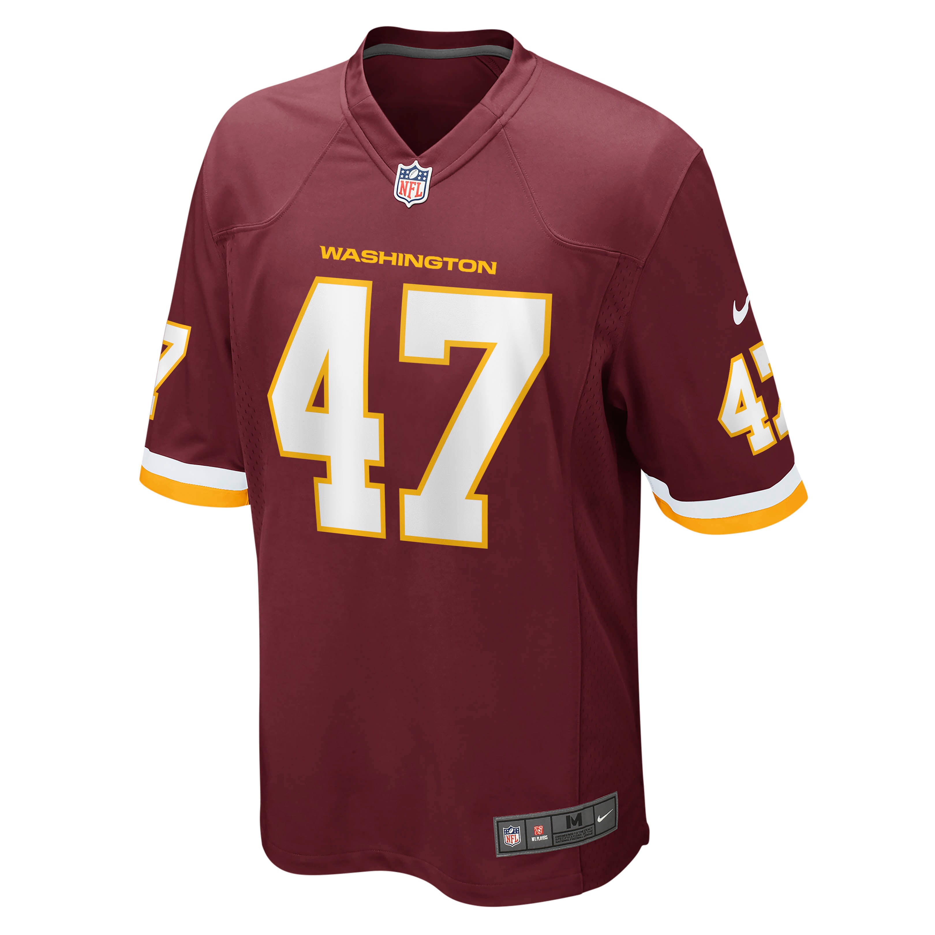 Alternative view of Men's Washington Football Team Chris Cooley Burgundy Retired Player Jersey JS1908 nicesnker