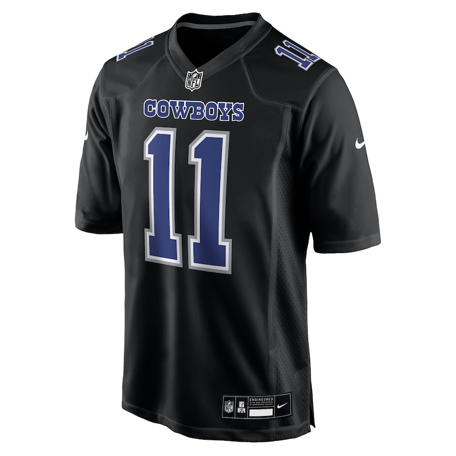 Alternative view of Micah Parsons 11 Dallas Cowboys Fashion Game Men Jersey - Carbon Black JS2080 nicesnker