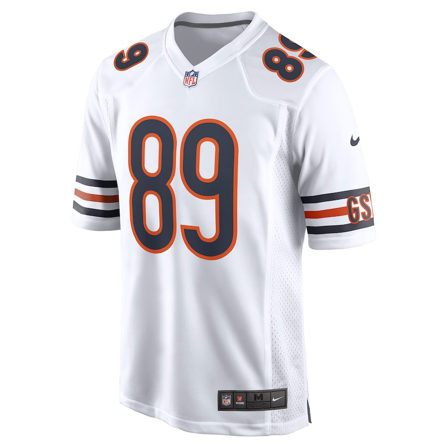 Alternative view of Mike Ditka 89 Chicago Bears Men Retired Game Jersey - White JS2303 nicesnker