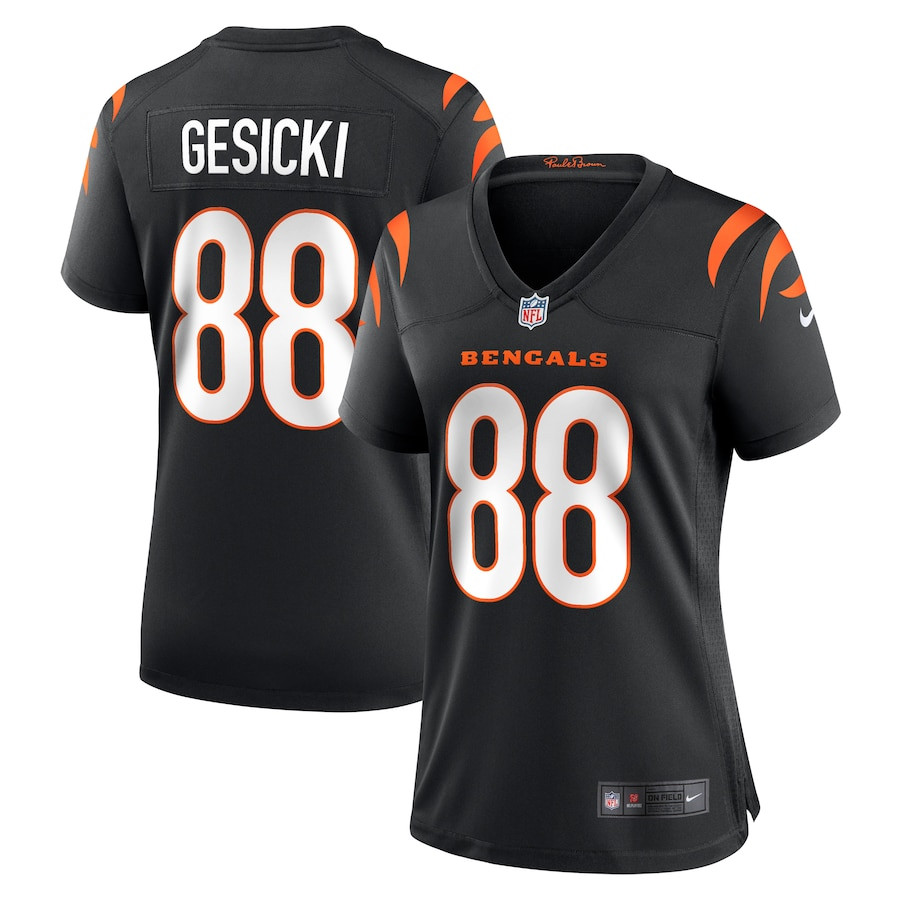 Mike Gesicki 88 Cincinnati Bengals Women's Game Jersey - Black JS7862 nicesnker