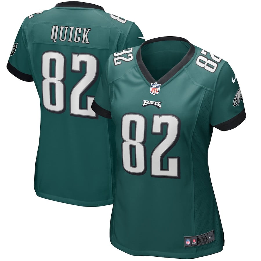 Mike Quick 82 Philadelphia Eagles Women Game Retired Jersey - Midnight Green JS6605 nicesnker