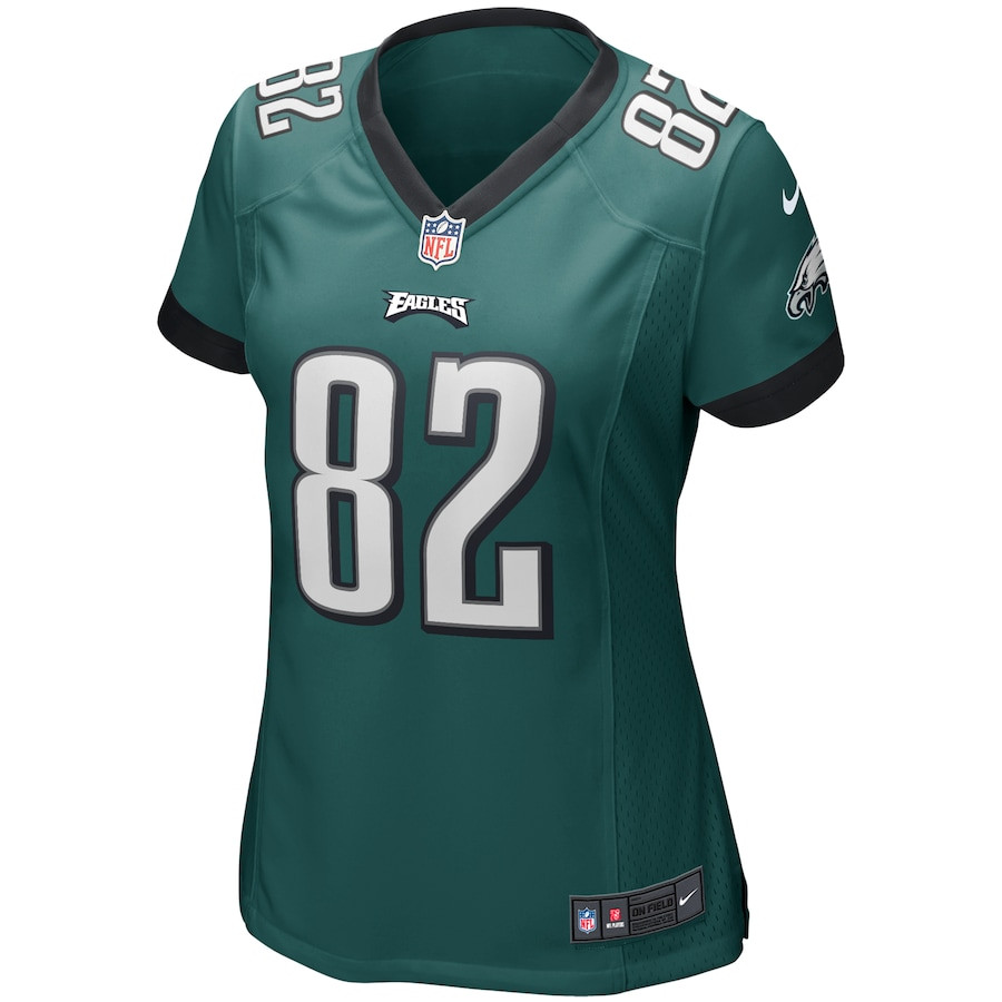 Alternative view of Mike Quick 82 Philadelphia Eagles Women Game Retired Jersey - Midnight Green JS6605 nicesnker