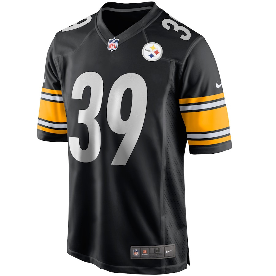 Alternative view of Minkah Fitzpatrick 39 Pittsburgh Steelers Game Men Jersey - Black JS2142 nicesnker