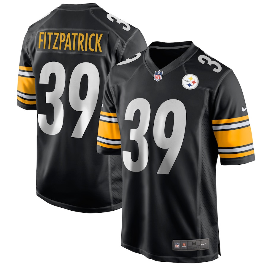 Minkah Fitzpatrick 39 Pittsburgh Steelers Game Men Jersey - Black JS2142 nicesnker