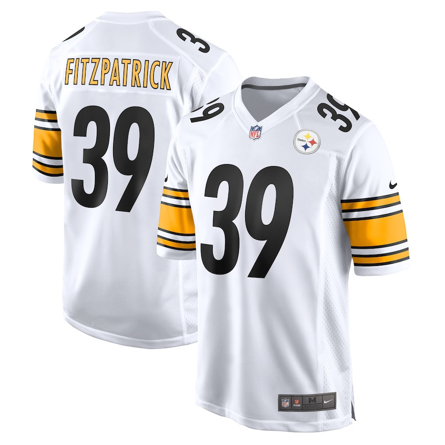 Minkah Fitzpatrick 39 Pittsburgh Steelers Men Game Men Jersey - White JS4776 nicesnker