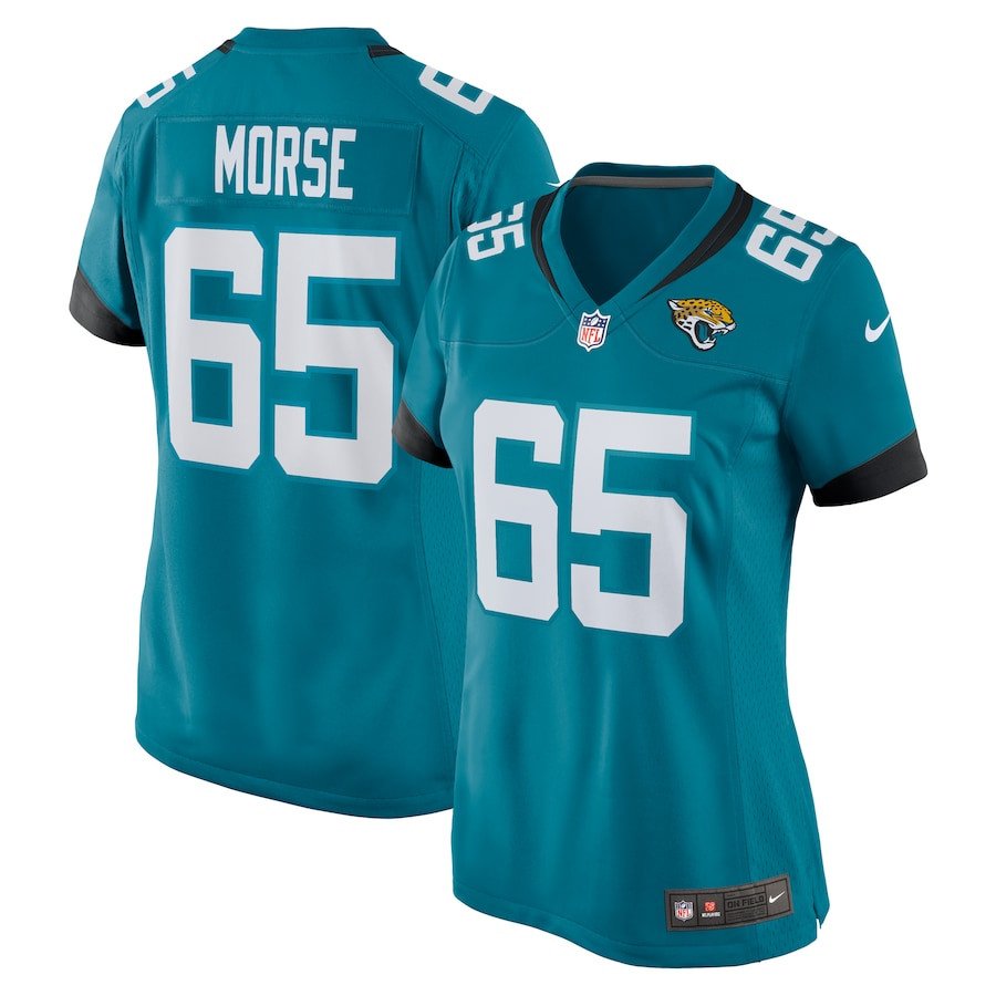 Mitch Morse 65 Jacksonville Jaguars Alternate Game Women Jersey - Teal JS2612 nicesnker