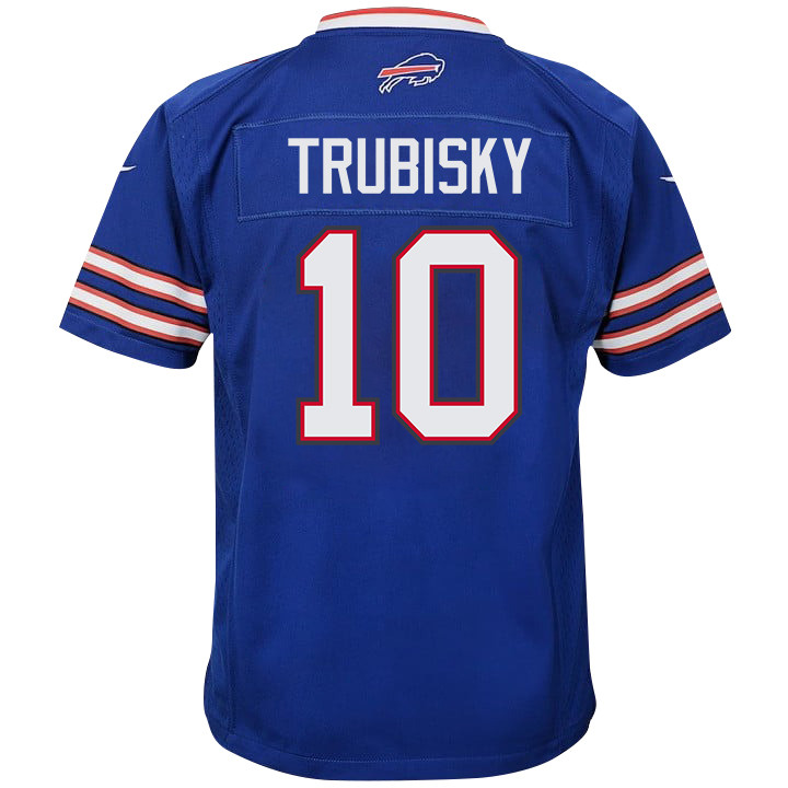 Alternative view of Mitch Trubisky 10 Buffalo Bills Team Game YOUTH Jersey - Royal JS2292 nicesnker