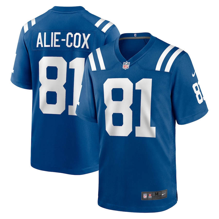 Mo Alie-Cox 81 Indianapolis Colts Game Men Jersey - Royal JS9930 nicesnker