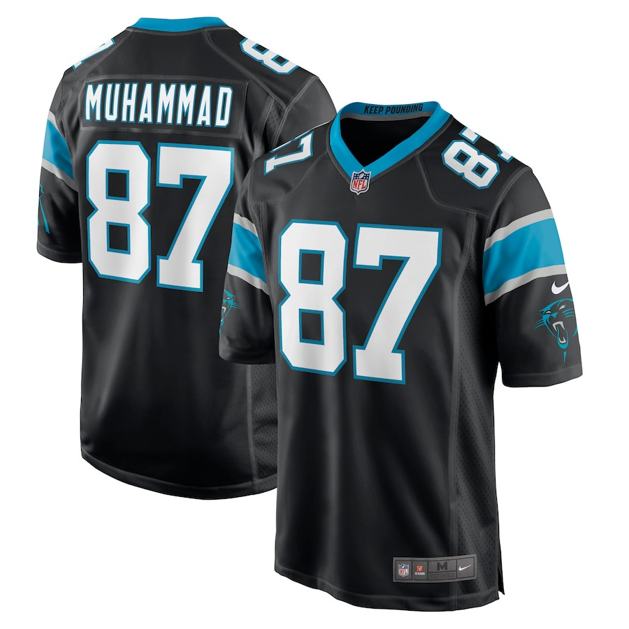 Muhsin Muhammad 87 Carolina Panthers Men Retired Jersey - Black JS2754 nicesnker