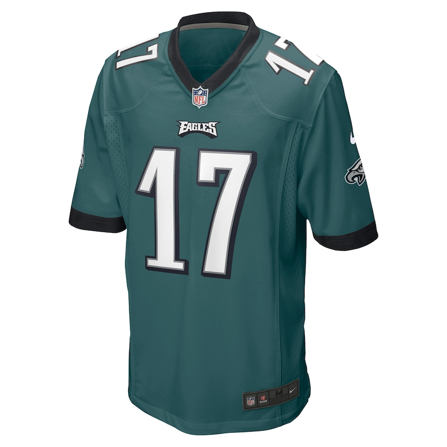 Alternative view of Nakobe Dean 17 Philadelphia Eagles Men Game Jersey - Green JS6335 nicesnker