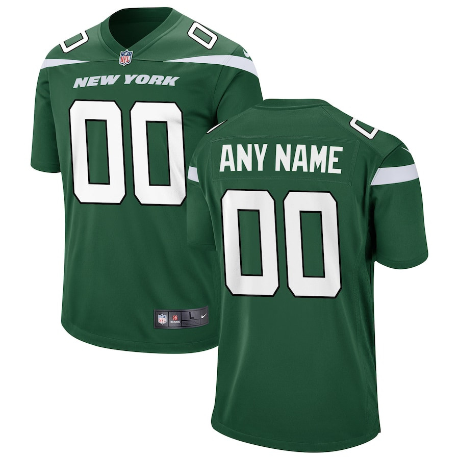 New York Jets YOUTH Custom Game Jersey - Gotham Green JS4731 nicesnker