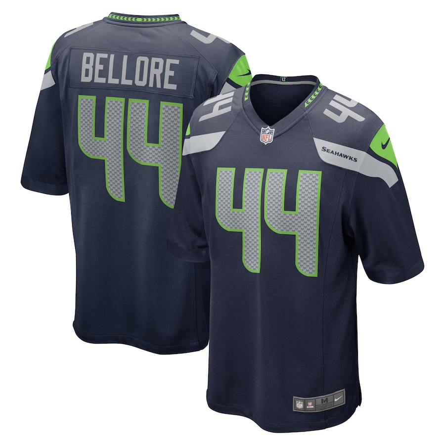 Nick Bellore 44 Seattle Seahawks Men Game Jersey - College Navy JS8446 nicesnker