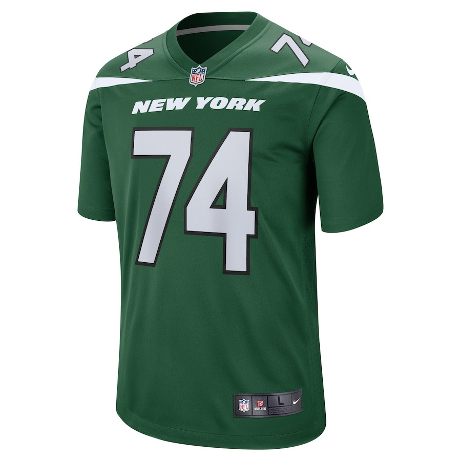 Alternative view of Nick Mangold 74 New York Jets Men Retired Jersey - Gotham Green JS8569 nicesnker
