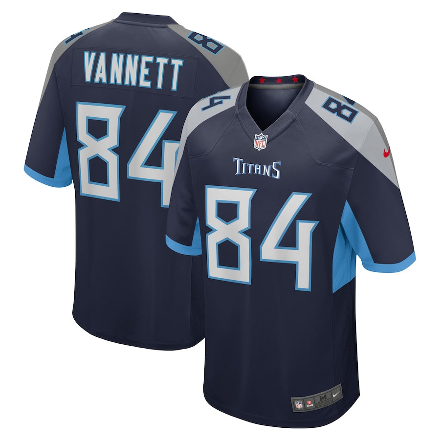 Nick Vannett 84 Tennessee Titans Game Men Jersey - Navy JS8717 nicesnker