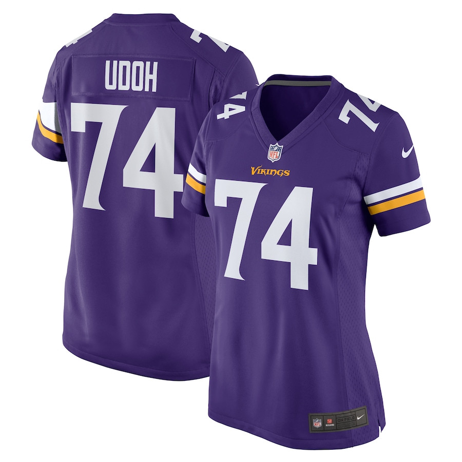 Oli Udoh 74 Minnesota Vikings Women Game Jersey - Purple JS6389 nicesnker