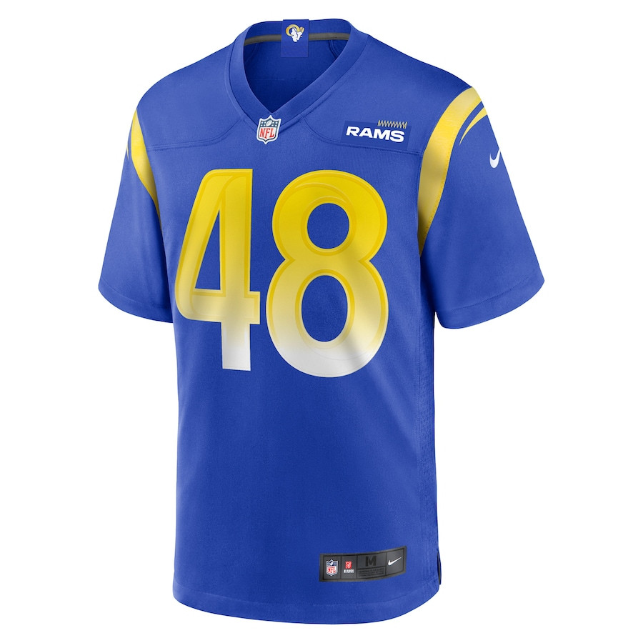 Alternative view of Omar Speights 48 Los Angeles Rams Game Men Jersey - Royal JS3390 nicesnker