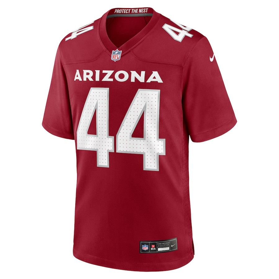 Alternative view of Owen Pappoe 44 Arizona Cardinals Team Game Men Jersey - Cardinal JS6590 nicesnker