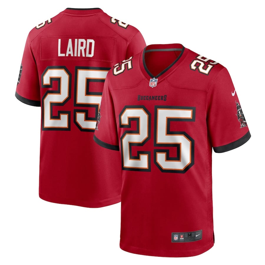 Patrick Laird 25 Tampa Bay Buccaneers Game Men Jersey - Red JS3451 nicesnker