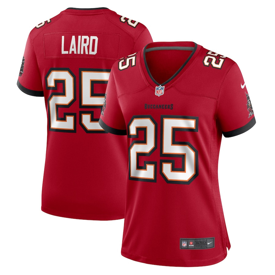 Patrick Laird 25 Tampa Bay Buccaneers Women Game Jersey - Red JS1519 nicesnker