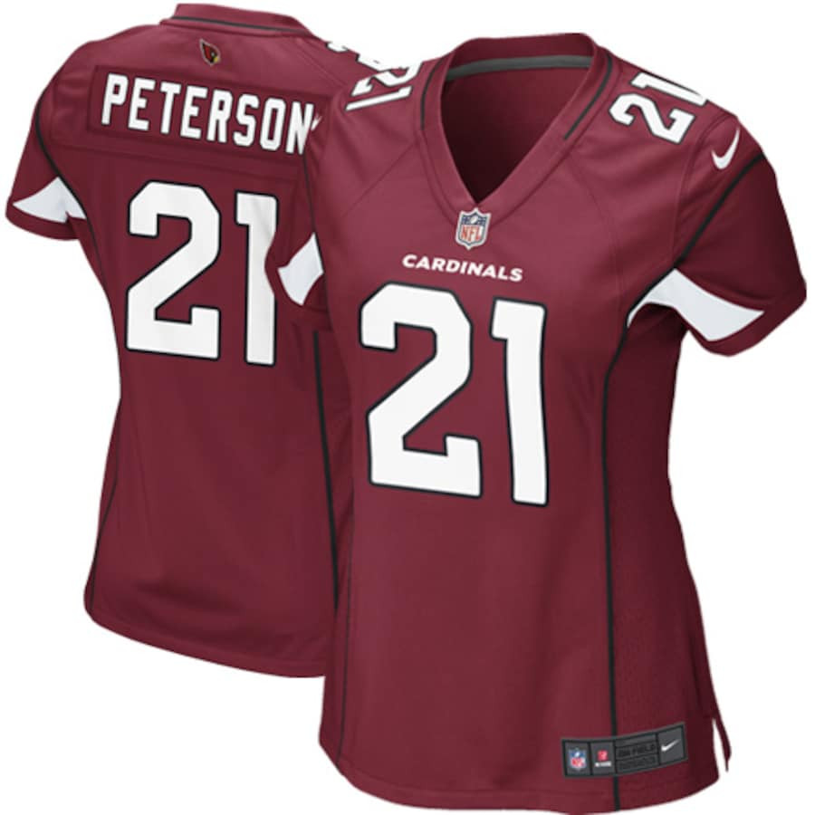 Patrick Peterson 21 Arizona Cardinals Women Game Jersey - Cardinal JS9872 nicesnker