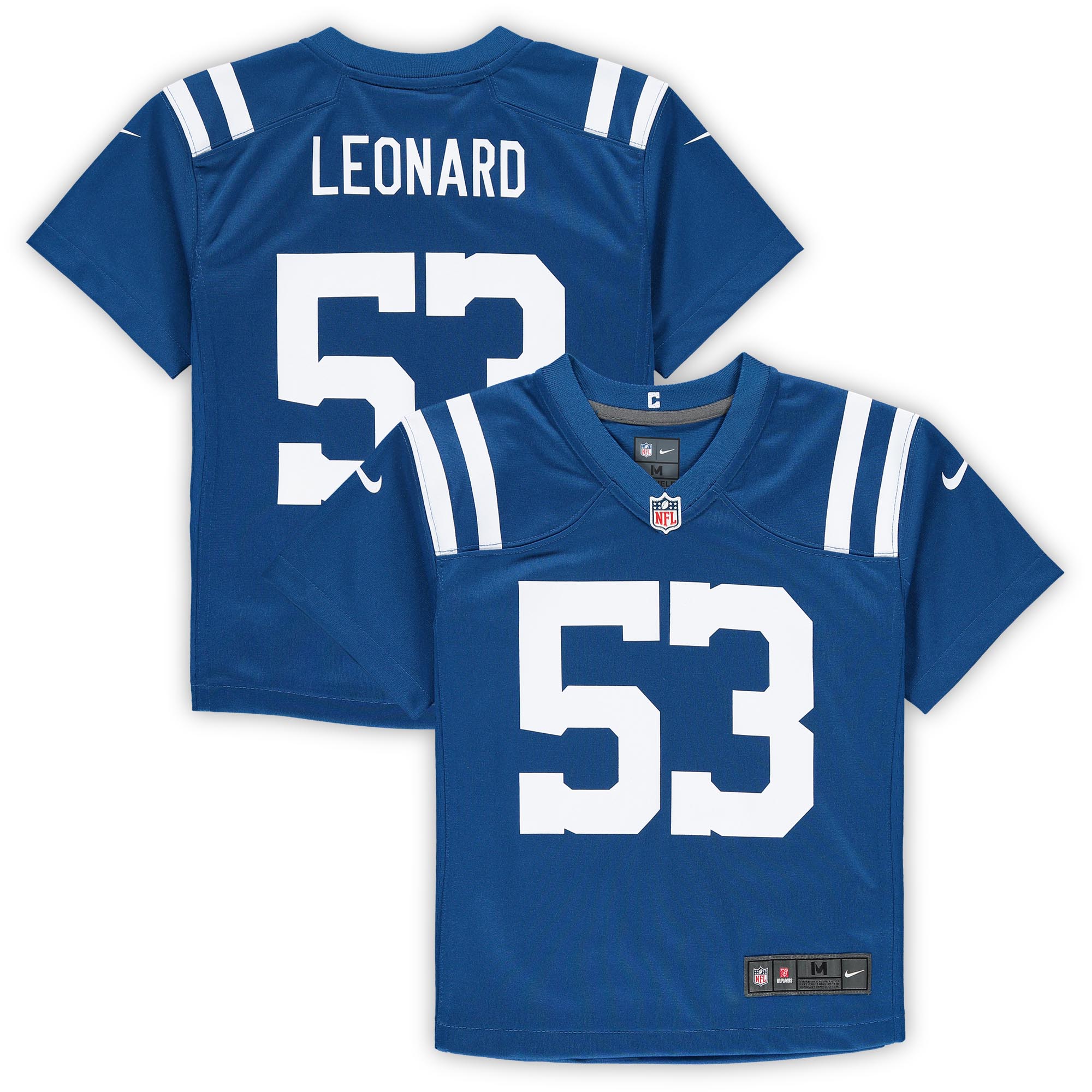 Preschool Indianapolis Colts Shaquille Leonard Royal Game Jersey JS1876 nicesnker