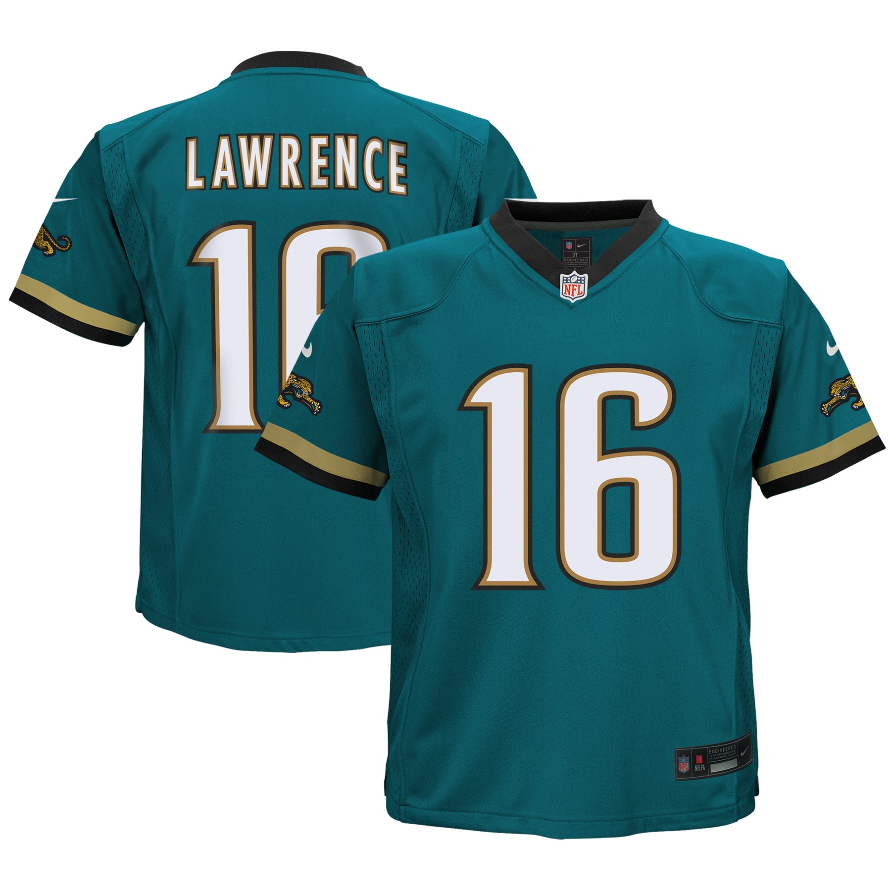Preschool Jacksonville Jaguars Trevor Lawrence Teal Prowler Throwback Player Game Jersey JS2983 nicesnker