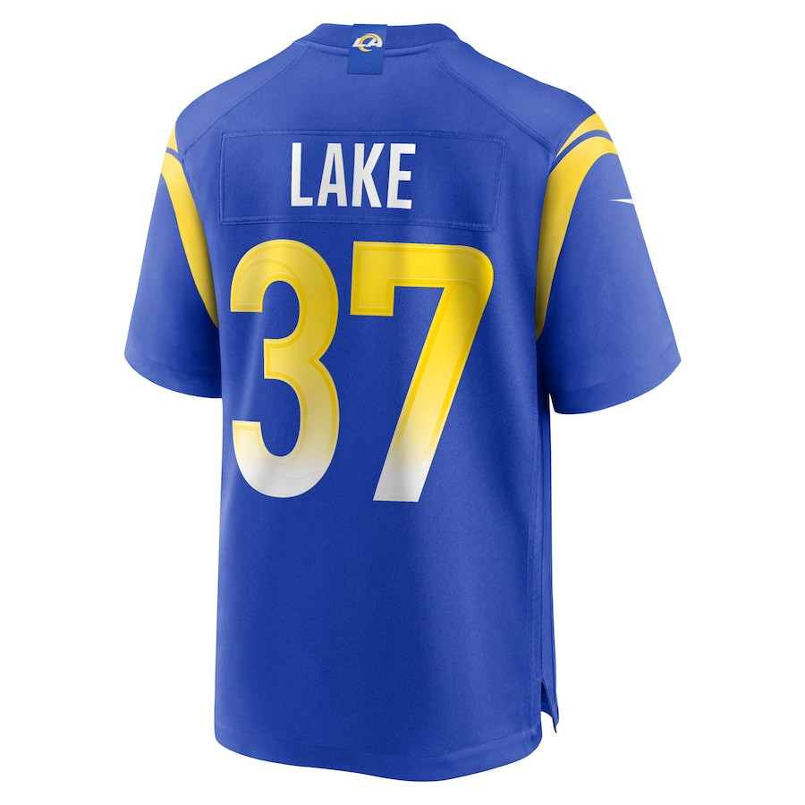 Quentin Lake 37 Los Angeles Rams Game Player Men Jersey - Royal JS8242 nicesnker - Image 3