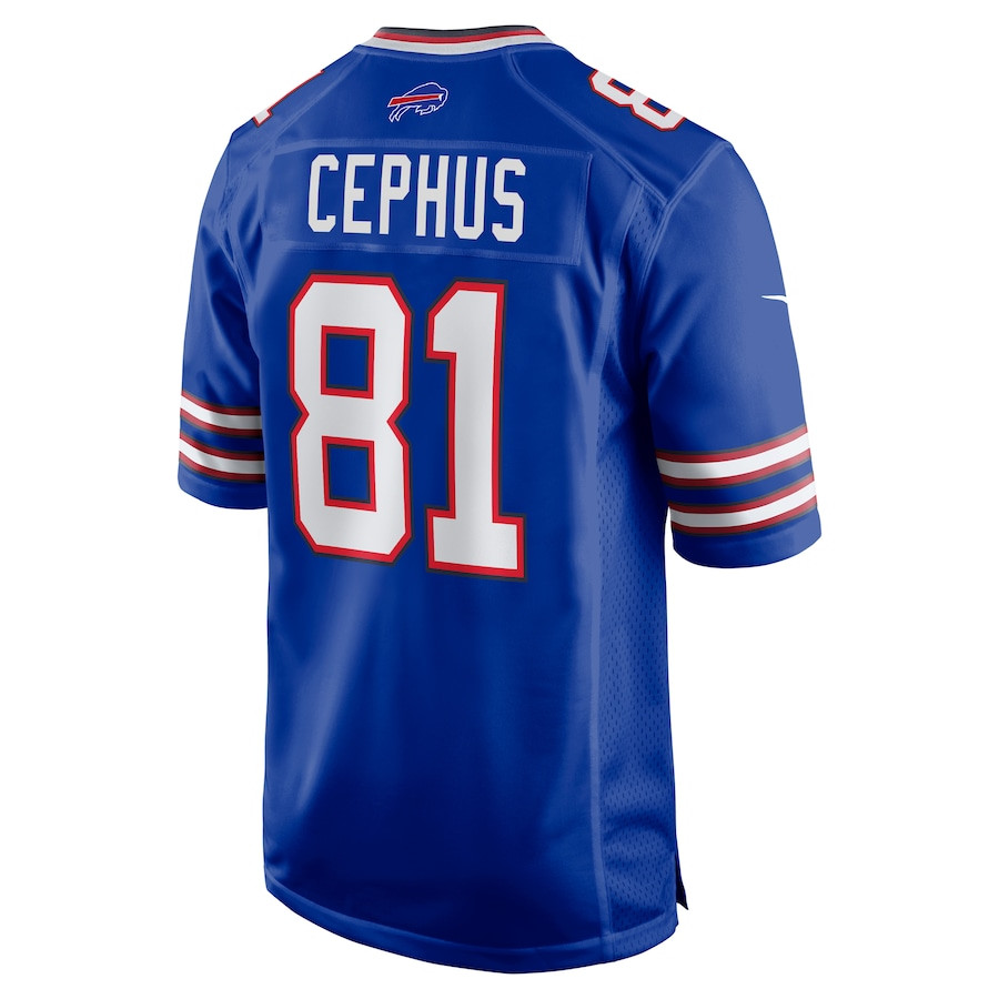 Quintez Cephus 72 Buffalo Bills Team Game Men Jersey - Royal JS2141 nicesnker - Image 3