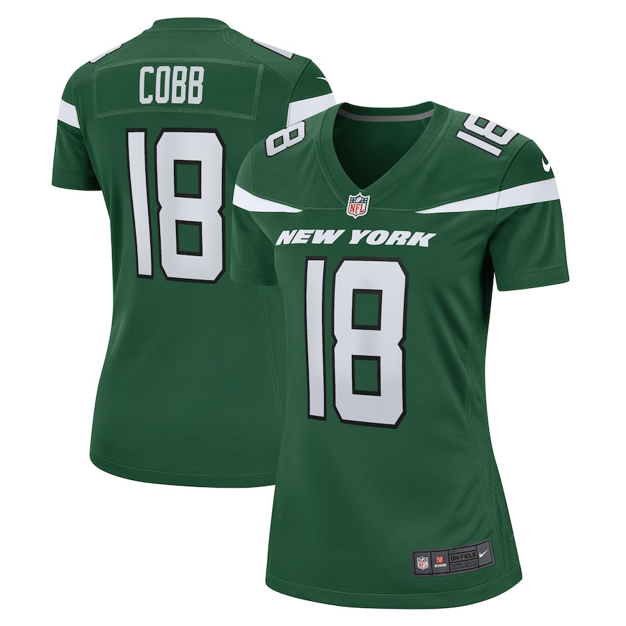 Randall Cobb 18 New York Jets Women Game Jersey - Gotham Green JS7425 nicesnker