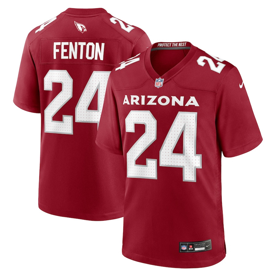 Rashad Fenton 24 Arizona Cardinals Team Game Men Jersey - Cardinal JS3954 nicesnker